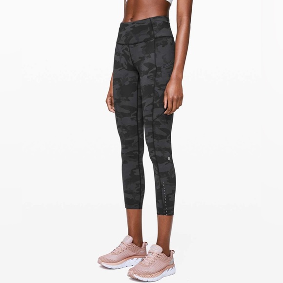 lululemon athletica Pants - (faded logo) Lululemon fast and free tight II 25in nulux size 6